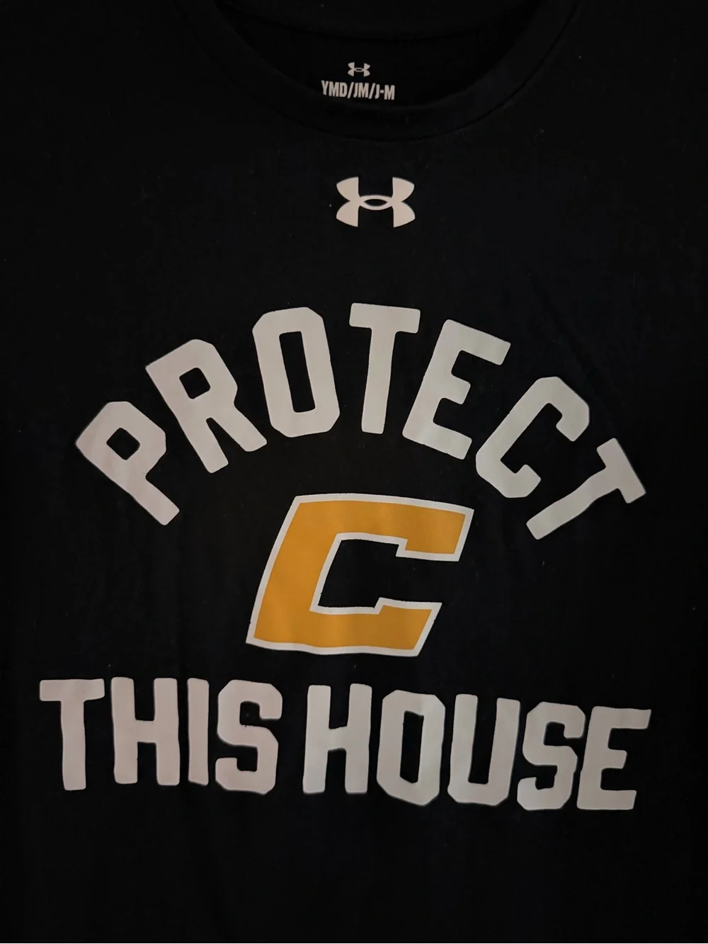 Under Armour Boy’s Black 'Protect This House' Graphic Tee